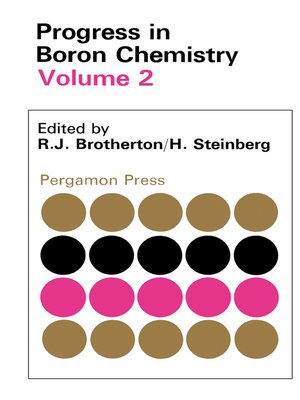 cover image of Progress in Boron Chemistry